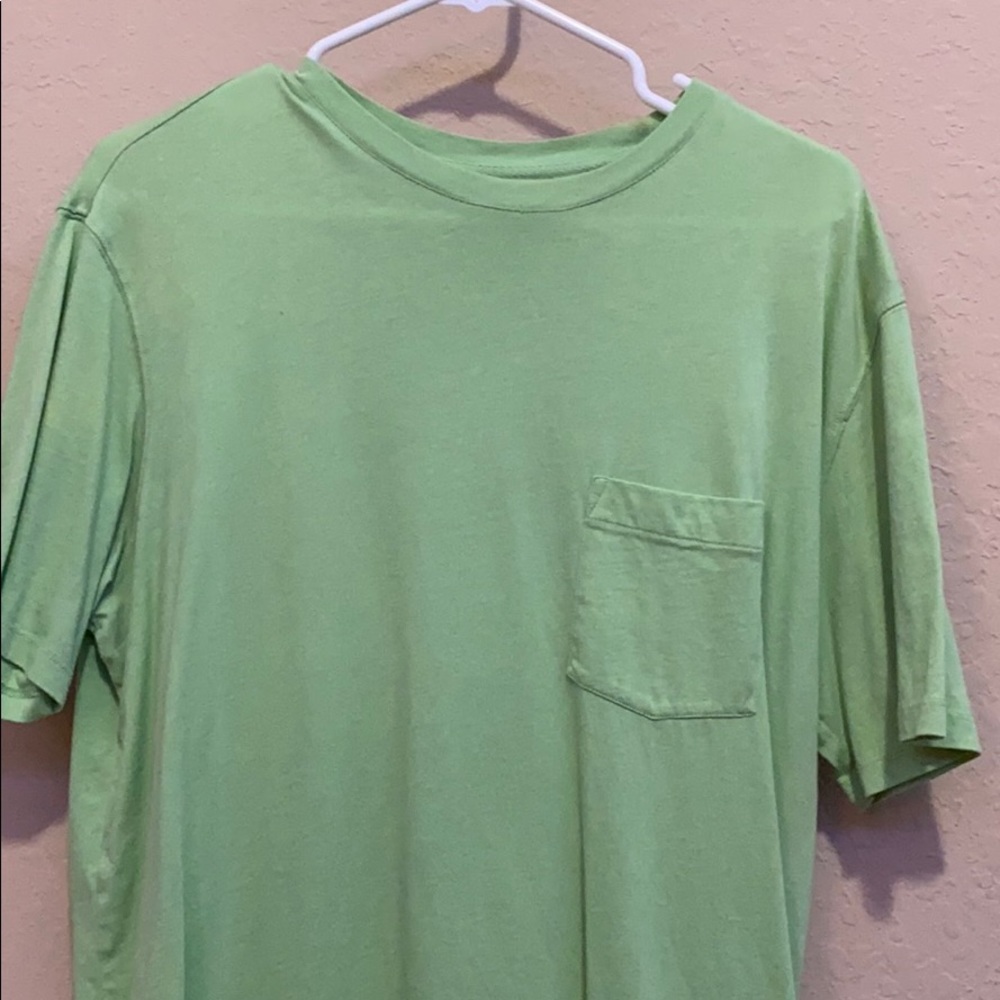 PLAIN GREEN POCKET SHIRT